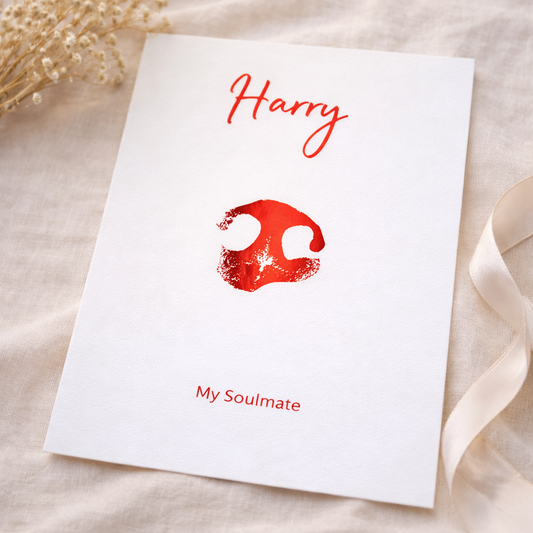 Custom Foiled Nose Print | Unique Pet Memorial Keepsake Australia