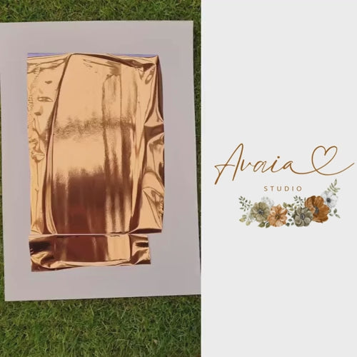 Custom Foiled Pet Portrait | Personalised Line Art Print Australia